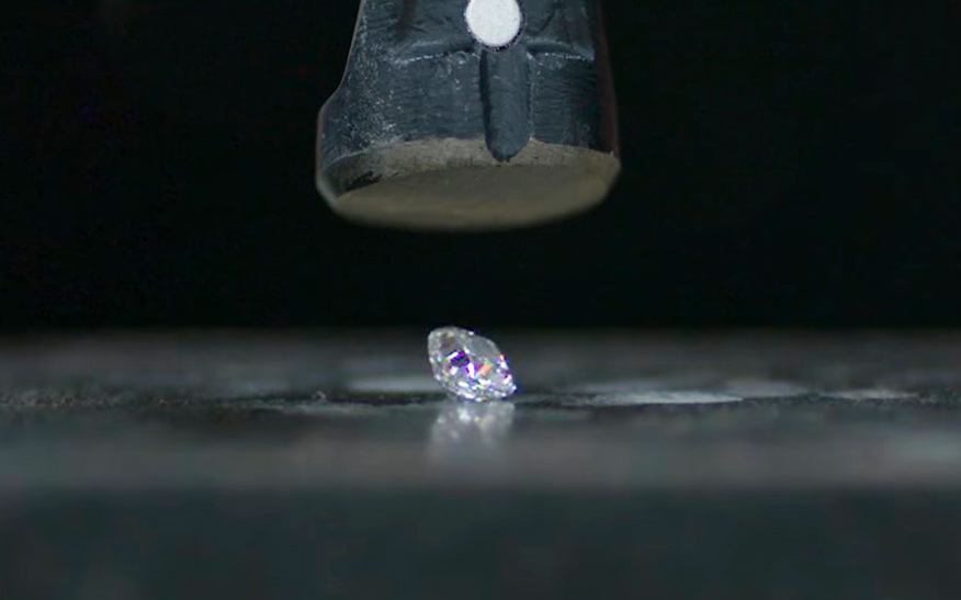 Can steel scratch diamond Superdurables